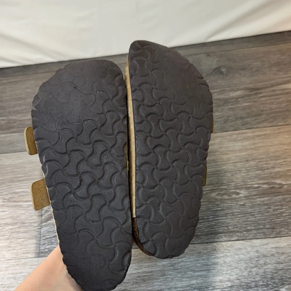 Birkenstock Tan Double Strap Sandals size 38 (j235) - Picture 7 of 8